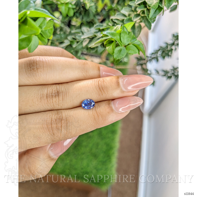 1.11 Ct. Blue Sapphire from Ceylon (Sri Lanka)