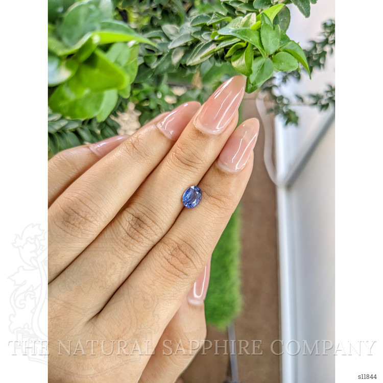 1.11 Ct. Blue Sapphire from Ceylon (Sri Lanka)
