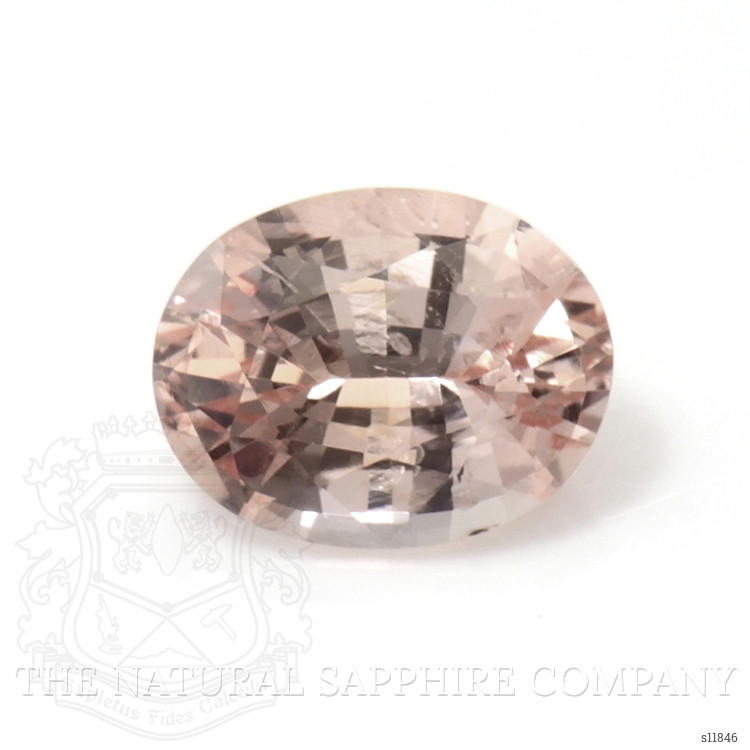 0.81 Ct. Peach Sapphire from Ceylon (Sri Lanka)