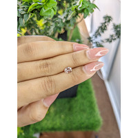 0.81 Ct. Peach Sapphire from Ceylon (Sri Lanka) Life Style