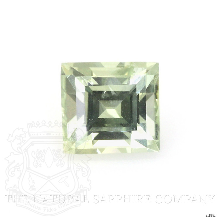 1.06 Ct. Yellowish Green Sapphire from Montana