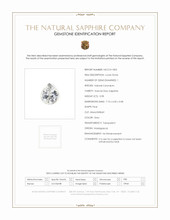 0.98 Ct. Grey Sapphire from Madagascar Scan Report
