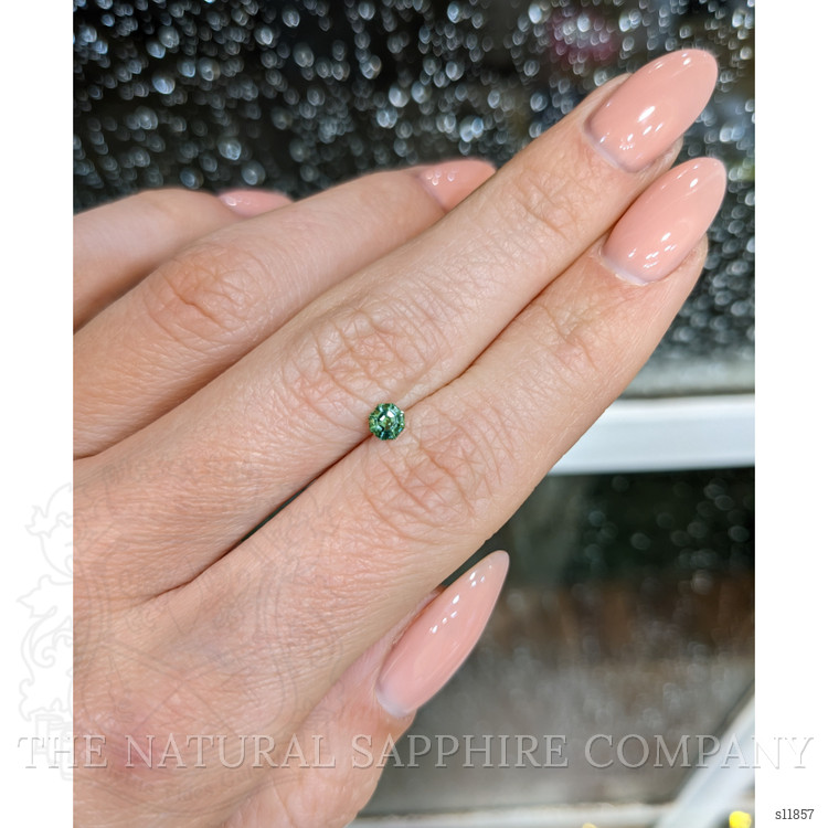 0.30 Ct. Bluish Green Sapphire from Madagascar