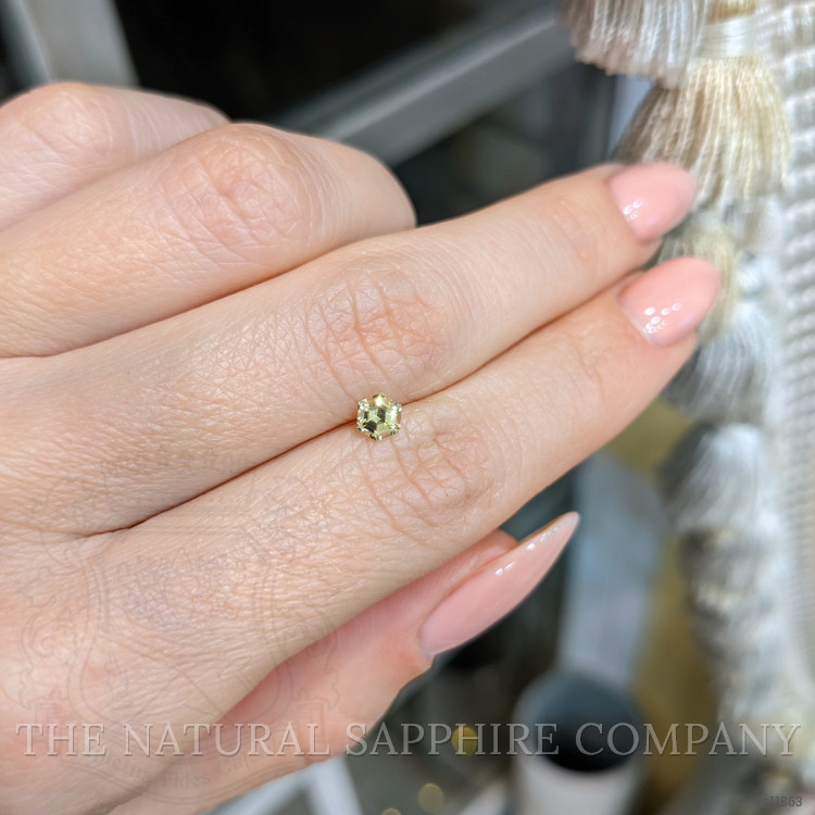 0.33 Ct. Yellow Sapphire from Montana