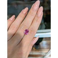 2.22 Ct. Pink Sapphire from Ceylon (Sri Lanka) Life Style