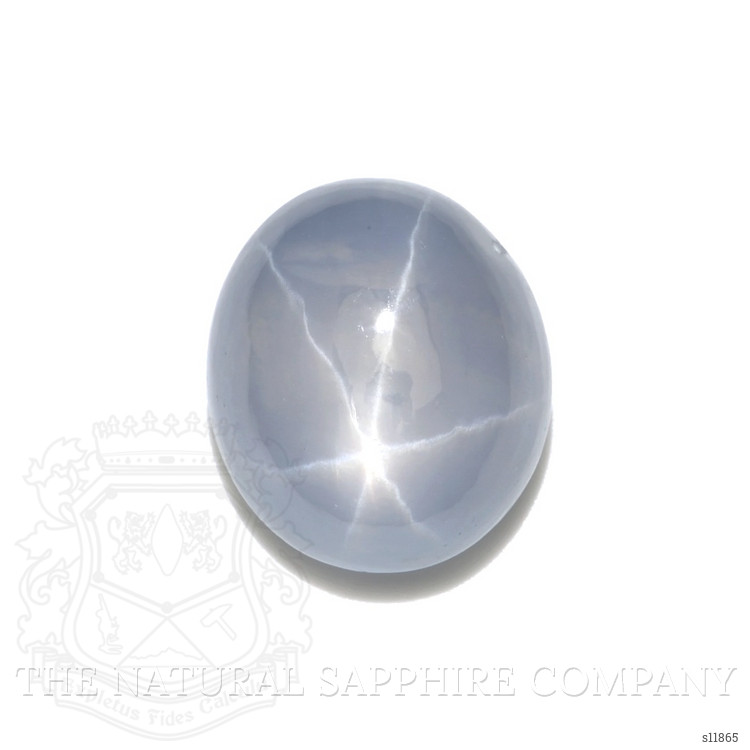 8.04 Ct. Greyish Blue Star Sapphire from Ceylon (Sri Lanka)