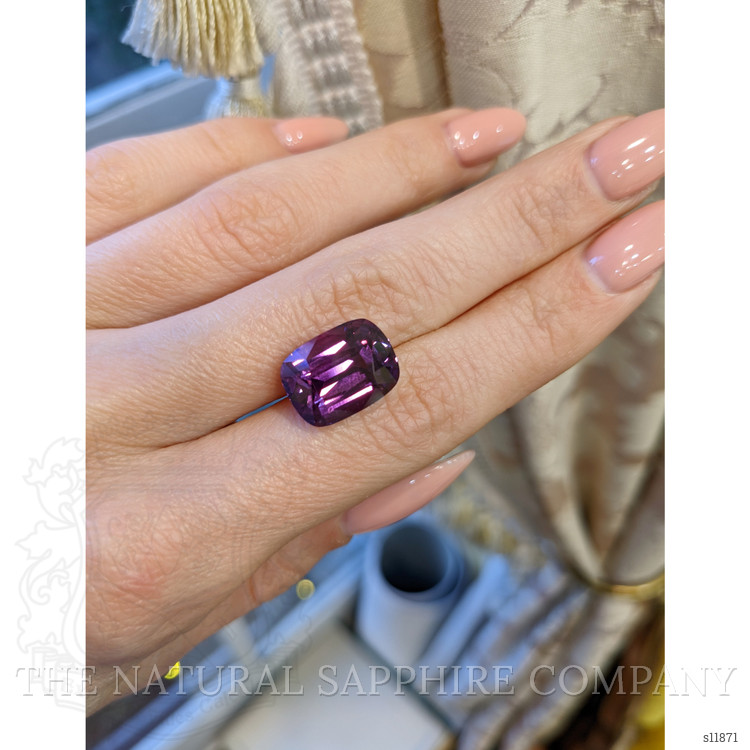 11.11 Ct. Purple Sapphire from Madagascar