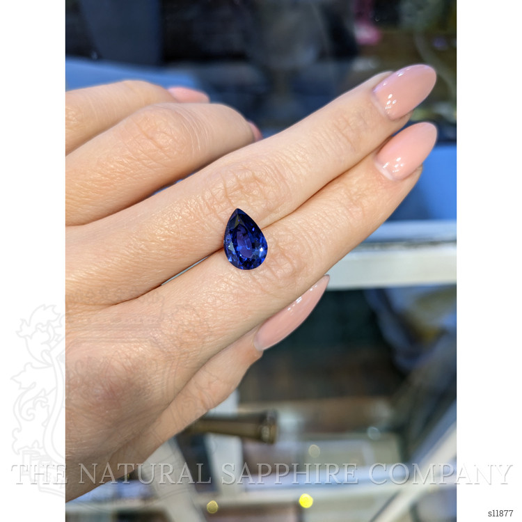 3.07 Ct. Blue Sapphire from Ceylon (Sri Lanka)