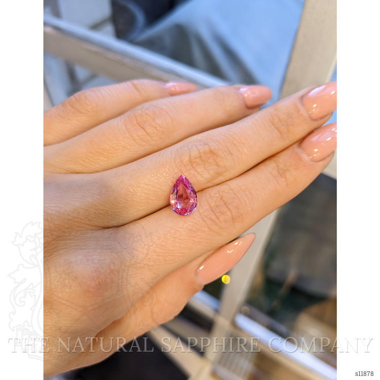 2.56 Ct. Pink Sapphire from Ceylon (Sri Lanka)