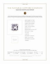 3.30 Ct. Pink Sapphire from Ceylon (Sri Lanka) Scan Report
