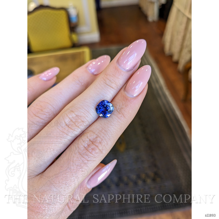 3.53 Ct. Blue Sapphire from Ceylon (Sri Lanka)