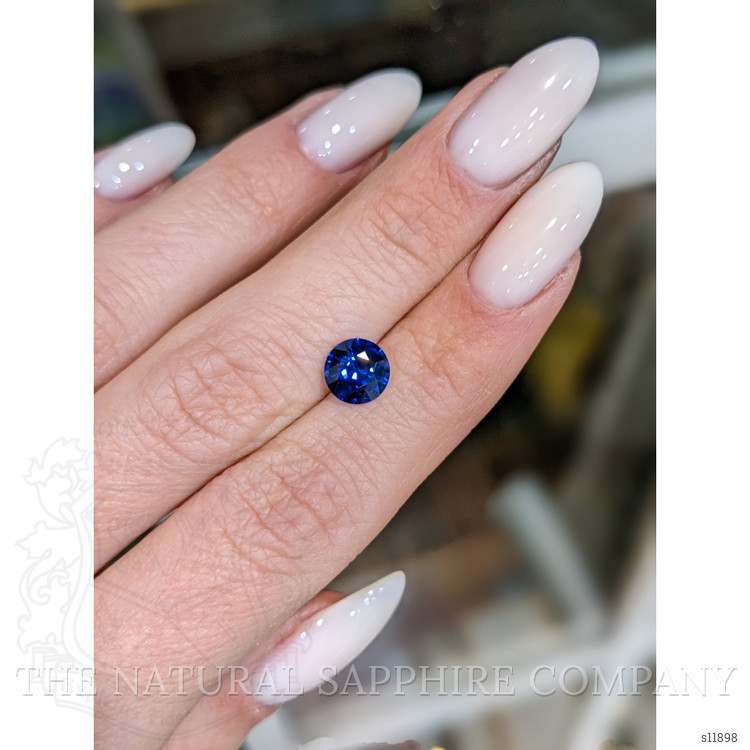 1.56 Ct. Blue Sapphire from Ceylon (Sri Lanka)