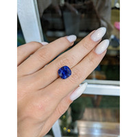 6.79 Ct. Blue Sapphire from Madagascar Life Style