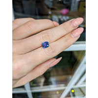 2.06 Ct. Blue Sapphire from Ceylon (Sri Lanka) Life Style