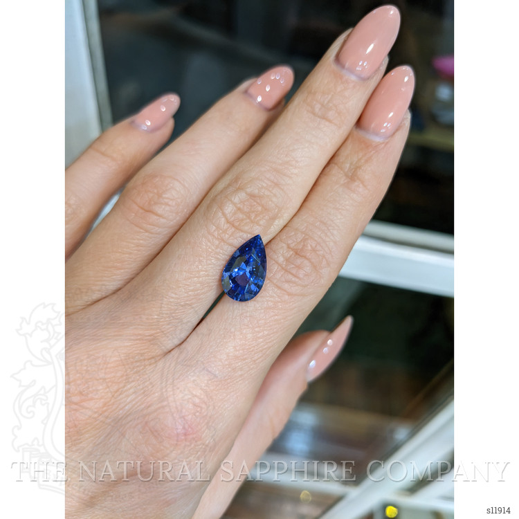 4.07 Ct. Blue Sapphire from Ceylon (Sri Lanka)