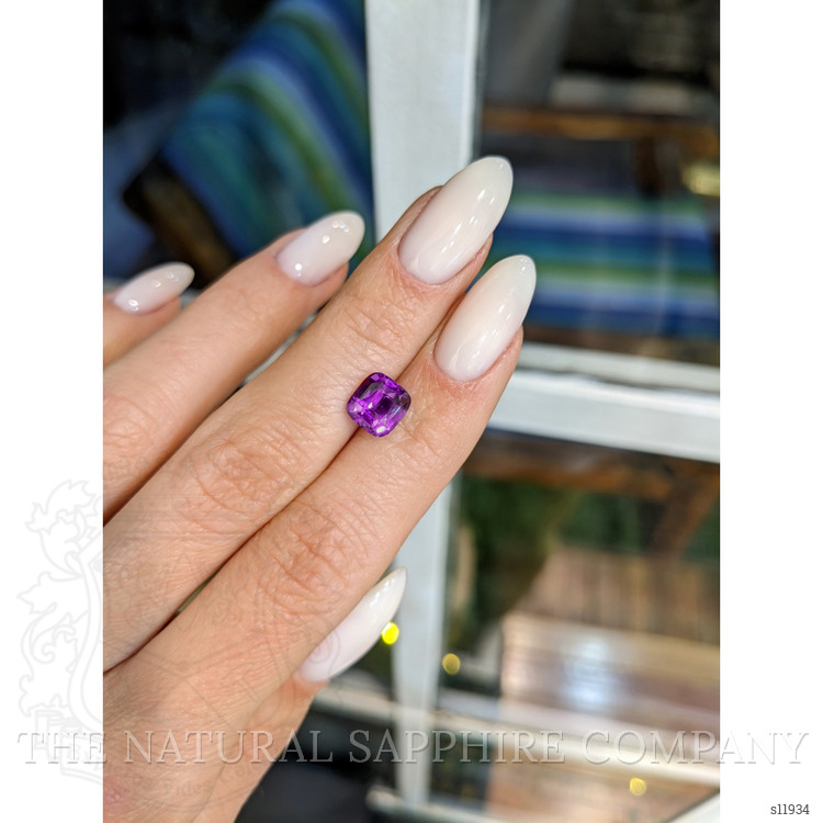 2.53 Ct. Pinkish Purple Sapphire from Ceylon (Sri Lanka)