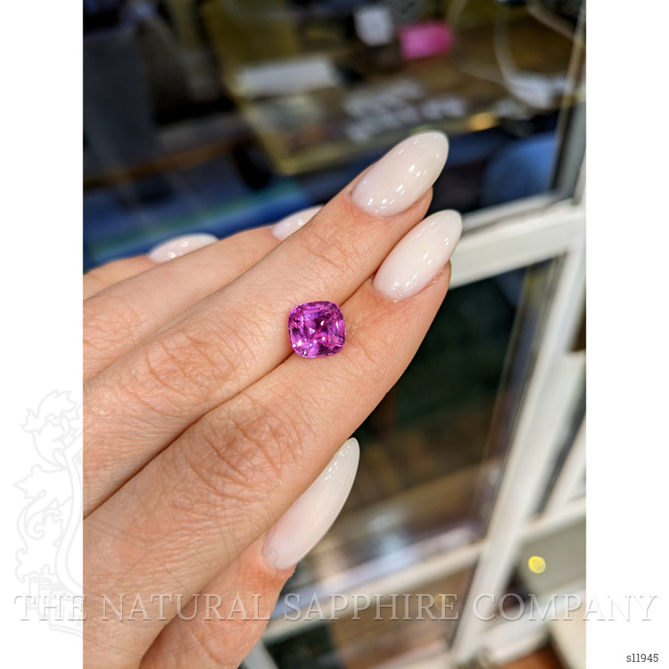 3.11 Ct. Purplish Pink Sapphire from Ceylon (Sri Lanka)