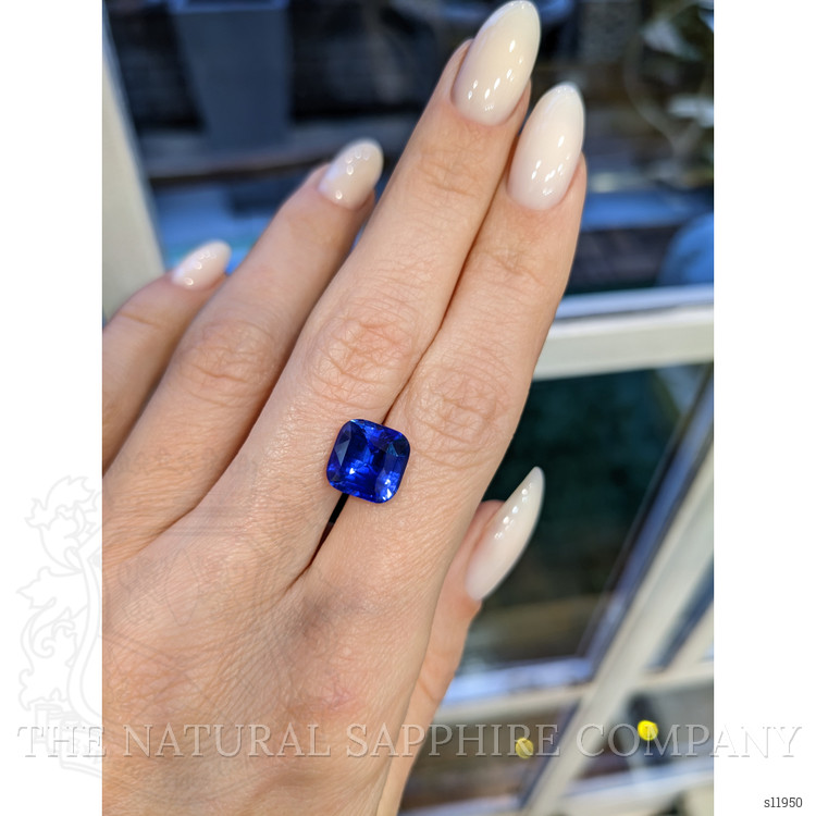 4.96 Ct. Blue Sapphire from Ceylon (Sri Lanka)