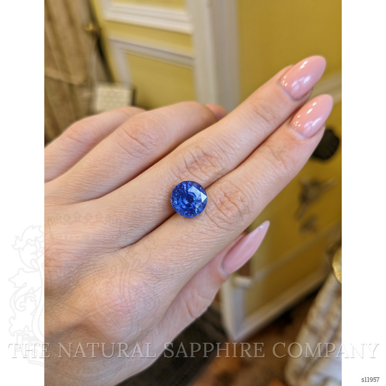 5.45 Ct. Blue Sapphire from Ceylon (Sri Lanka)