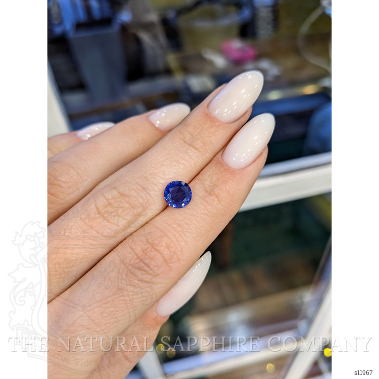 2.03 Ct. Blue Sapphire from Ceylon (Sri Lanka)
