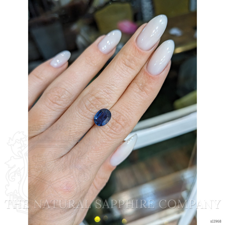 2.15 Ct. Blue Sapphire from Ceylon (Sri Lanka)