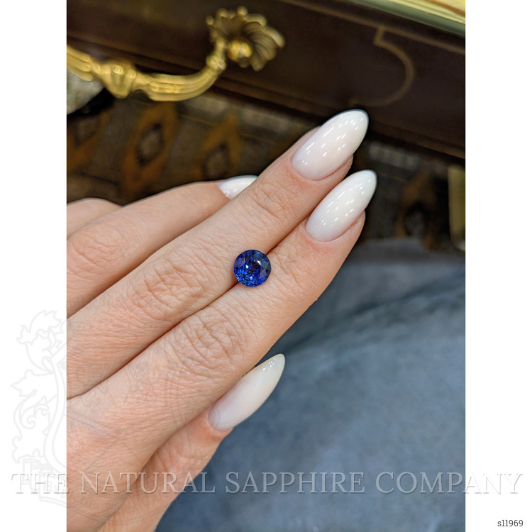 2.11 Ct. Blue Sapphire from Ceylon (Sri Lanka)