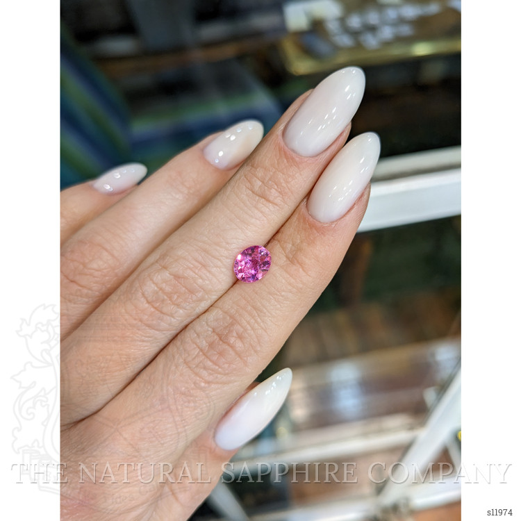 1.35 Ct. Pink Sapphire from Ceylon (Sri Lanka)