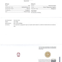 2.31 Ct. Sapphire from Madagascar Scan Report