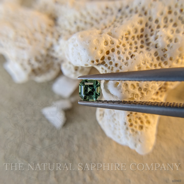 0.23 Ct. Green Sapphire from Ceylon (Sri Lanka)