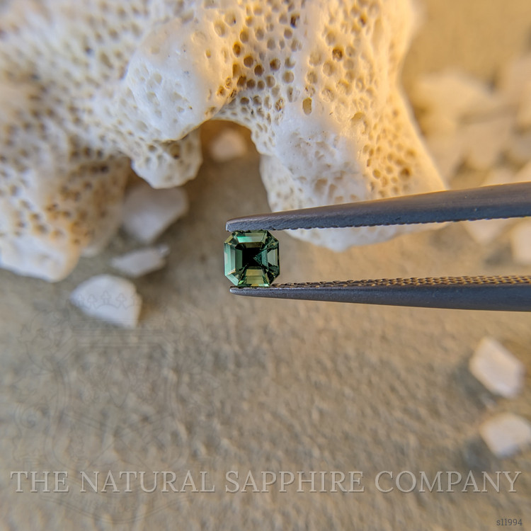 0.28 Ct. Green Sapphire from Ceylon (Sri Lanka)