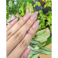 0.72 Ct. Pinkish Purple Sapphire from Ceylon (Sri Lanka) Life Style