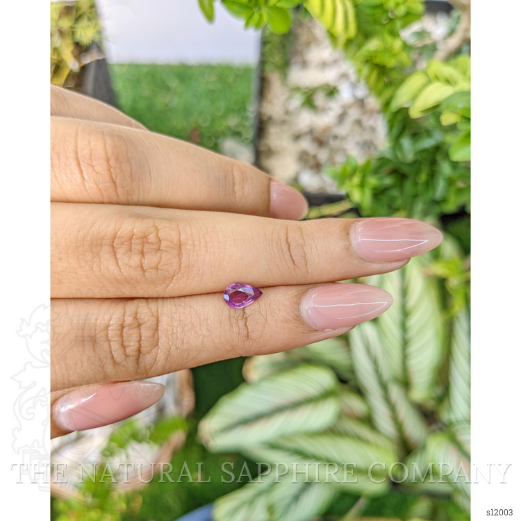 0.72 Ct. Pinkish Purple Sapphire from Ceylon (Sri Lanka)