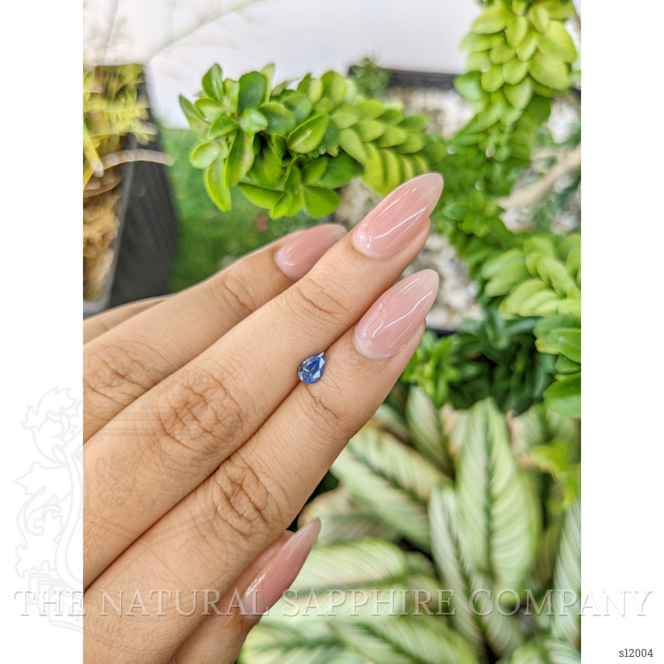 0.48 Ct. Blue Sapphire from Ceylon (Sri Lanka)