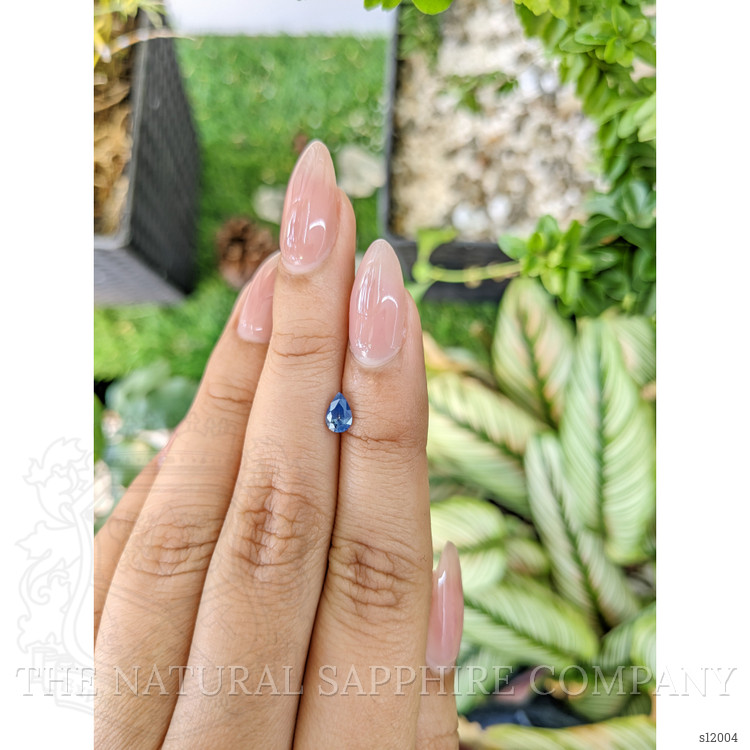 0.48 Ct. Blue Sapphire from Ceylon (Sri Lanka)