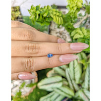 0.48 Ct. Blue Sapphire from Ceylon (Sri Lanka) Life Style