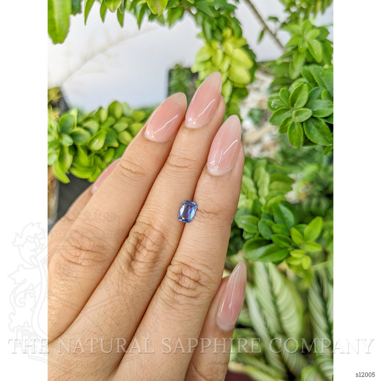 0.70 Ct. Blue Sapphire from Ceylon (Sri Lanka)