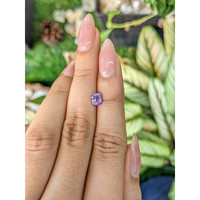 0.87 Ct. Purple Sapphire from Ceylon (Sri Lanka) Life Style
