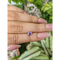 0.87 Ct. Purple Sapphire from Ceylon (Sri Lanka) Life Style
