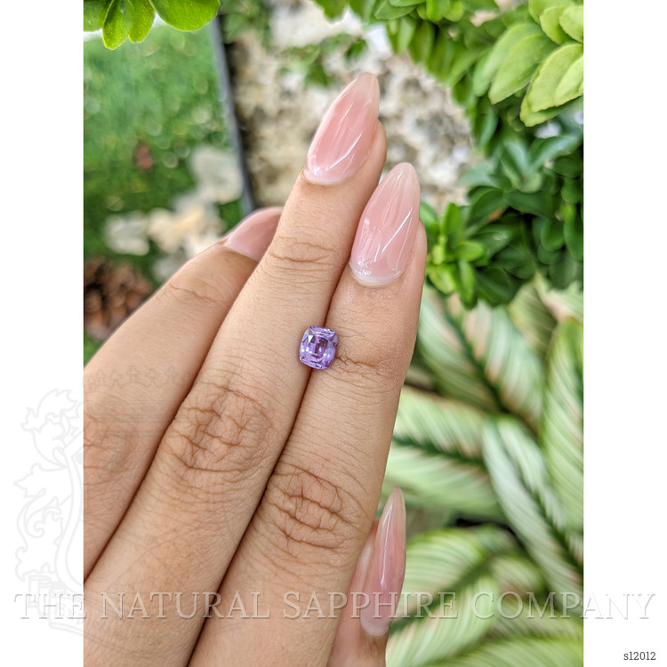 0.87 Ct. Purple Sapphire from Ceylon (Sri Lanka)