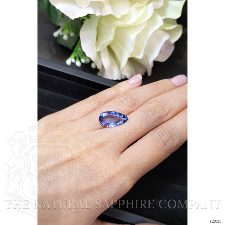 7.24 Ct. Blue Sapphire from Ceylon (Sri Lanka)