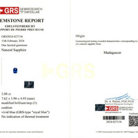 2.00 Ct. Blue Sapphire from Madagascar Scan Report