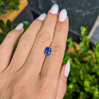 2.00 Ct. Blue Sapphire from Madagascar Life Style