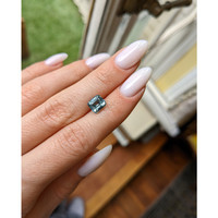 2.45 Ct. Bluish Green Sapphire from Ceylon (Sri Lanka) Life Style