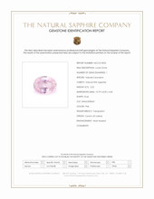 3.22 Ct. Pink Sapphire from Ceylon (Sri Lanka) Scan Report