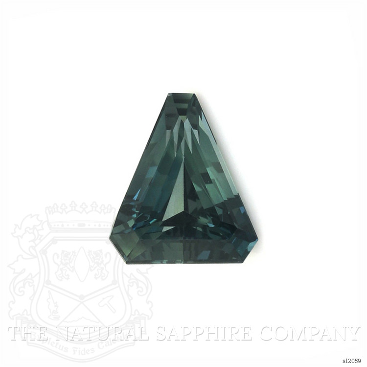 2.86 Ct. Bluish Green Sapphire from Ceylon (Sri Lanka)