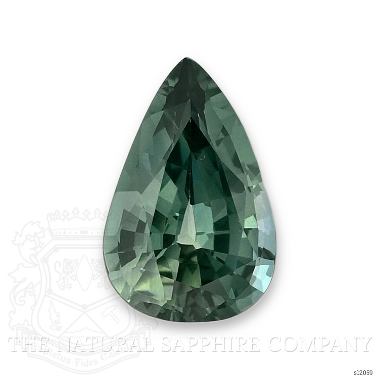 2.86 Ct. Bluish Green Sapphire from Ceylon (Sri Lanka)