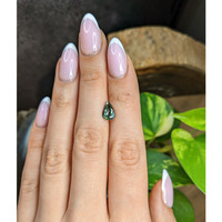 2.86 Ct. Bluish Green Sapphire from Ceylon (Sri Lanka) Life Style
