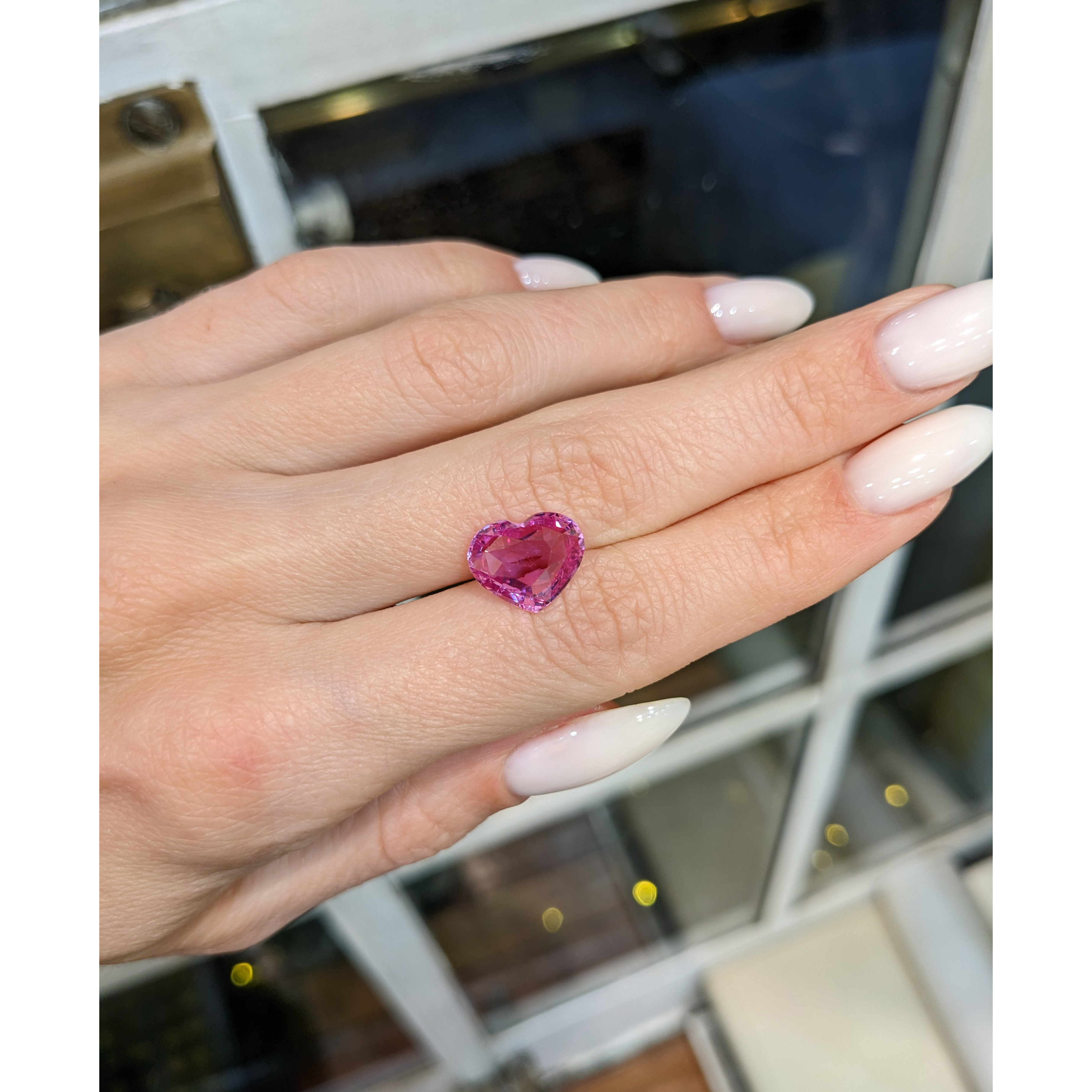 【希少】PINK SAPPHIRE 4枚セット 8cmCD シングル Loose Pink Sapphire - Heart 4.57 Ct. - #S12062 | The Natural