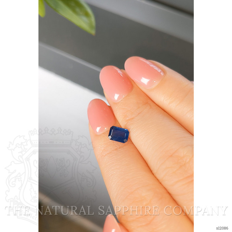 0.97 Ct. Blue Sapphire from Ceylon (Sri Lanka)