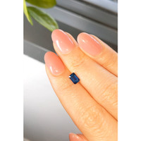 0.89 Ct. Blue Sapphire from Ceylon (Sri Lanka) Life Style